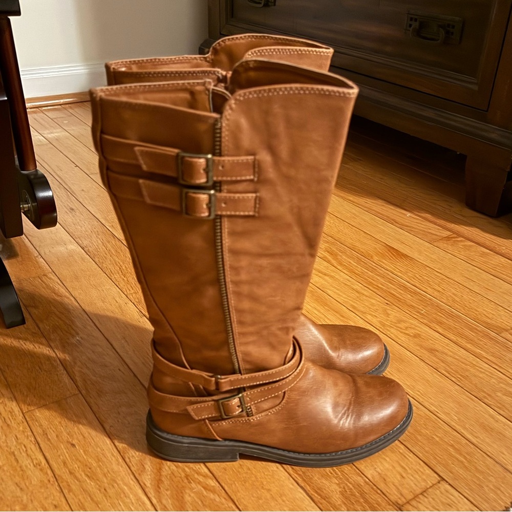 Dream Pairs Girls Knee High Riding Boots - Sz 5